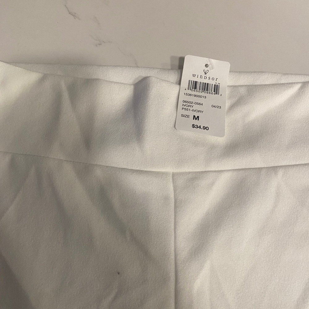 White Windsor Pants